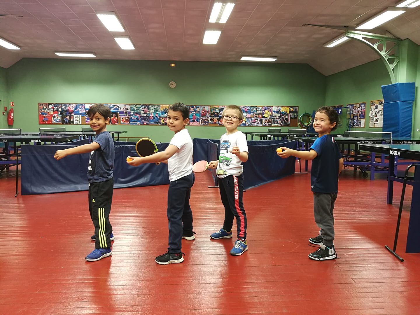 Photo d'enfants du CS CLICHY Tennis de Table